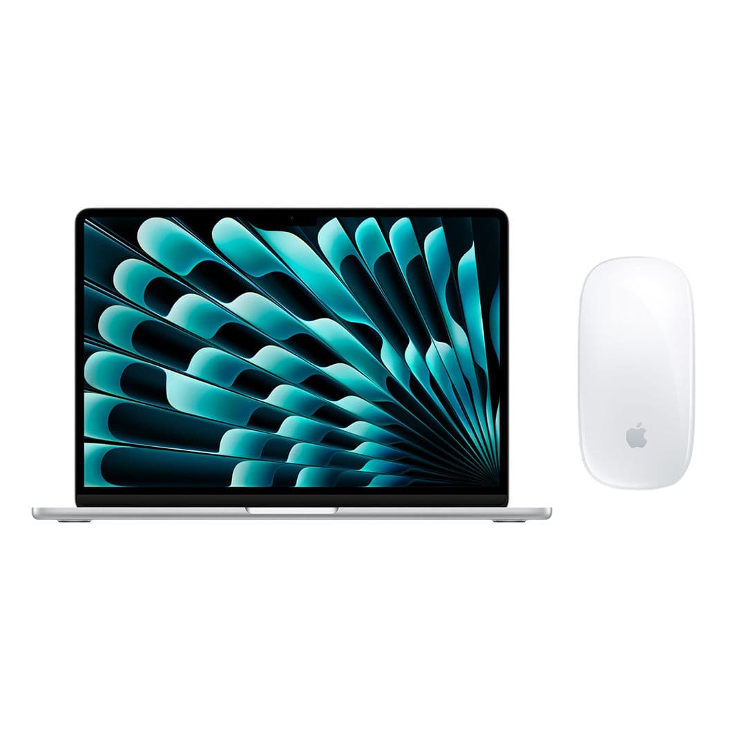 Apple MacBook Air Laptop ,Apple M3 chip with 8‑core CPU 13.3 Inch ,256 GB SSD ,8 GB ,Apple 8-core GPU ,macOS - Silver