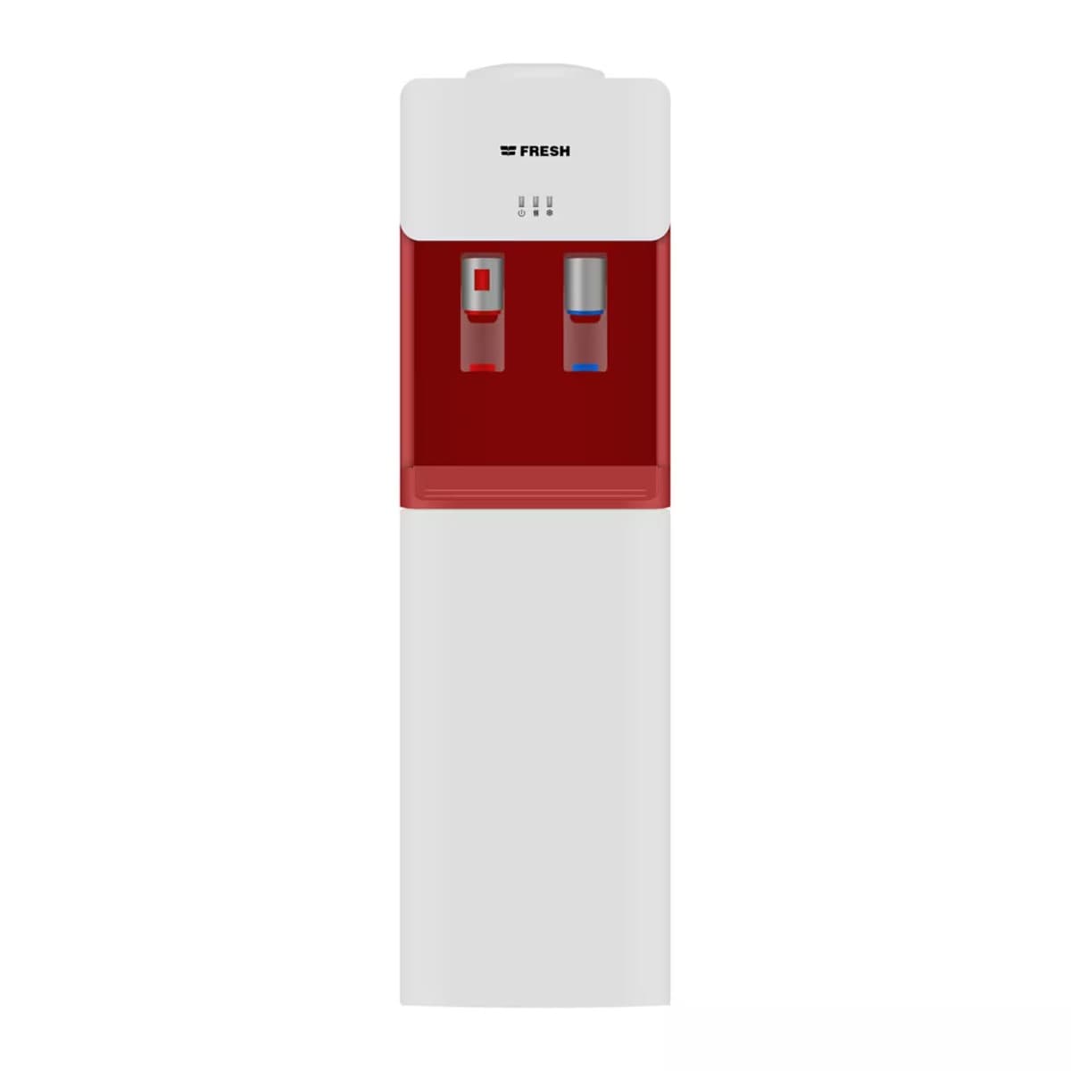 Fresh Hot & Cold Top Loading Water Dispenser , 2 Tabs White Red - FW-17VFER