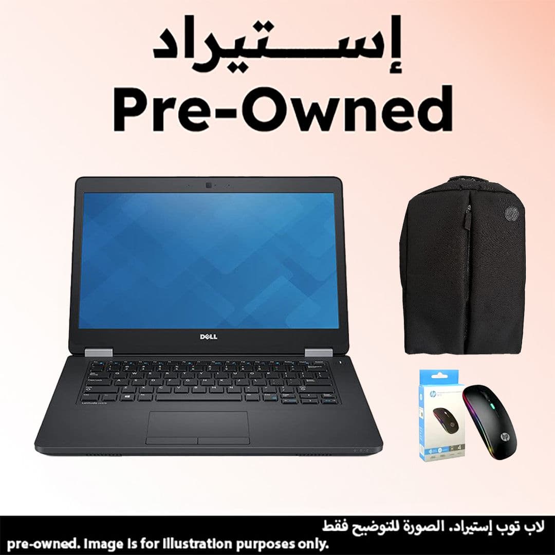 Dell Latitude 5470 Pre-owned Laptop ,Intel Core i5-6300U ,256 GB SSD ,8 GB ,Intel HD Graphics
