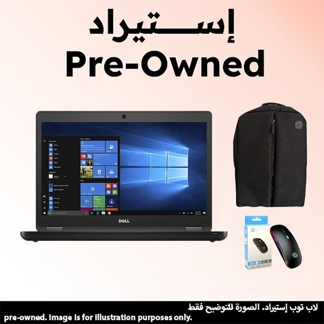 Dell Latitude 5480 Pre-owned Laptop ,Intel Core i5-7440HQ ,256 GB SSD ,8 GB ,Intel HD Graphics 620
