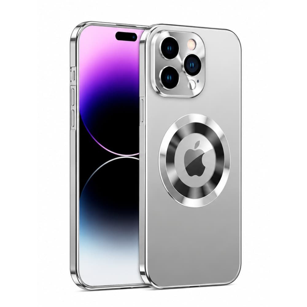 Nine TPU + PC MagSafe Back Cover foriPhone 14 Pro ,Silver