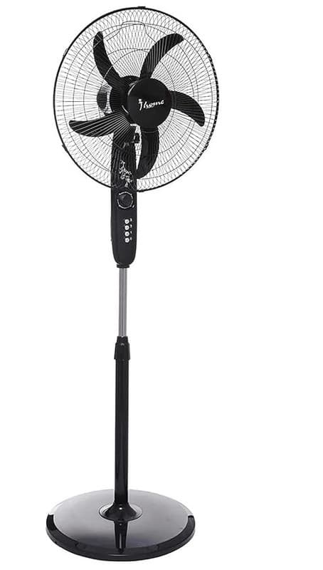 Ihome Stand Fan , 18 Inch , Black - IH518