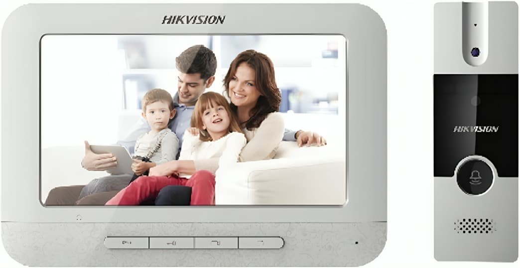 Hikvision Video Intercom System ,Silver Black - DS-KIS202T