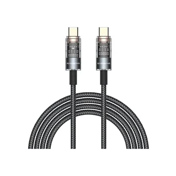 Riversong Lotus Type C Charging Cable 1 Meter Black
