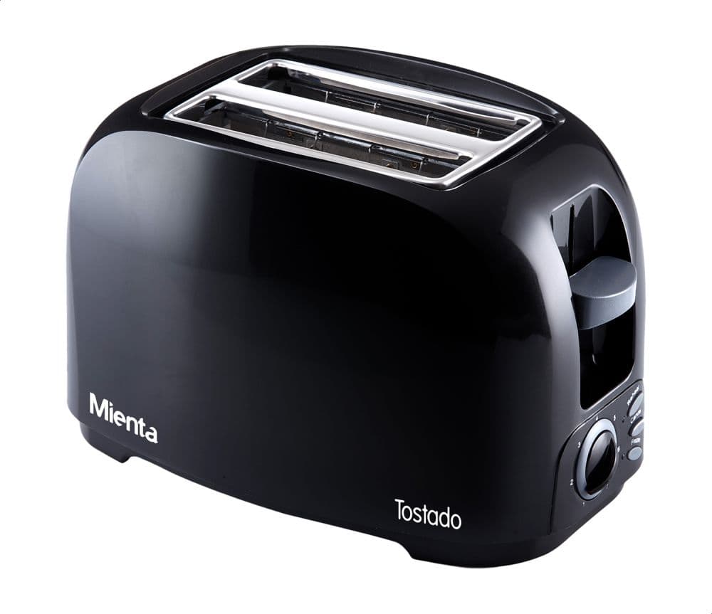 Mienta Tostado Toaster 800 Watt Black - TO21409A