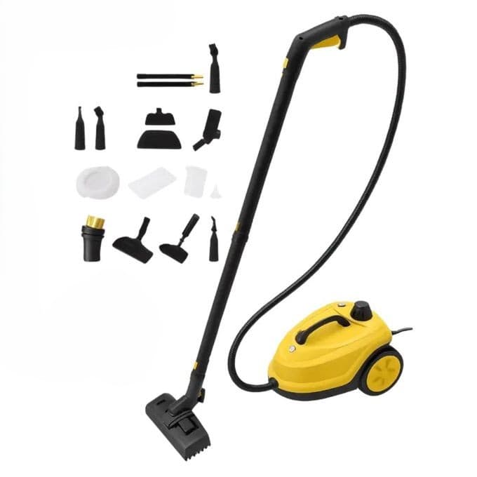 Denx Steam Cleaner , 2000 Watt , Black Yellow - DX2913