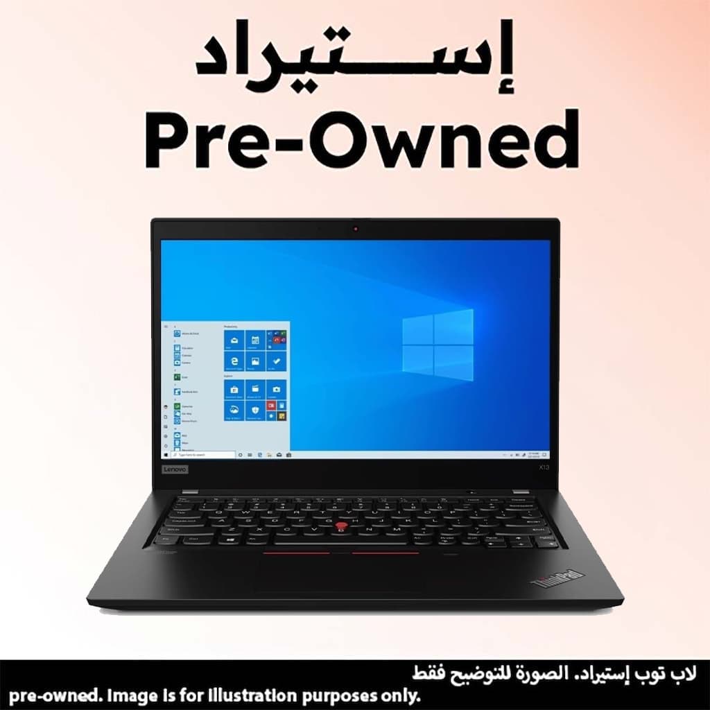 Lenovo ThinkPad X13 Pre-owned Laptop ,Intel Core i5-1145G7 ,256 GB SSD ,16 GB ,Intel Iris XE Graphics