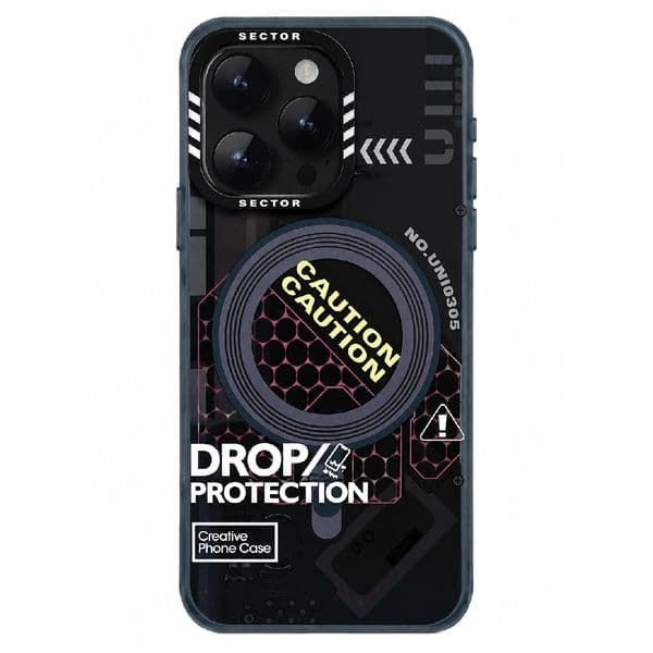 Lanex Back Cover foriPhone 16 Pro Max ,Black