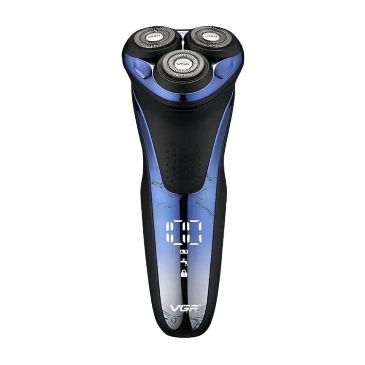 VGR Cordless Foil Shaver Wet & Dry Blue Black - V-306