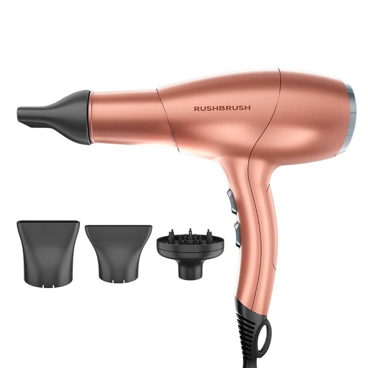Rush Brush D3 Ultra Hair Dryer 2400 Watt , Rose Gold