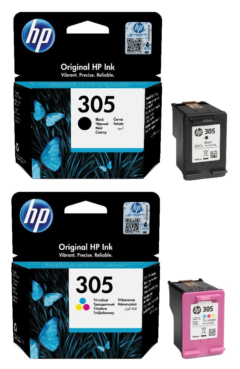 Hp 305 Ink Cartridge Set ,Multi Color