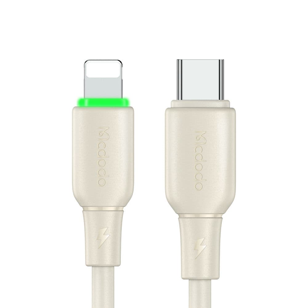 Mcdodo Lightning Charging Cable 1.2 Meter Beige - CA-4761