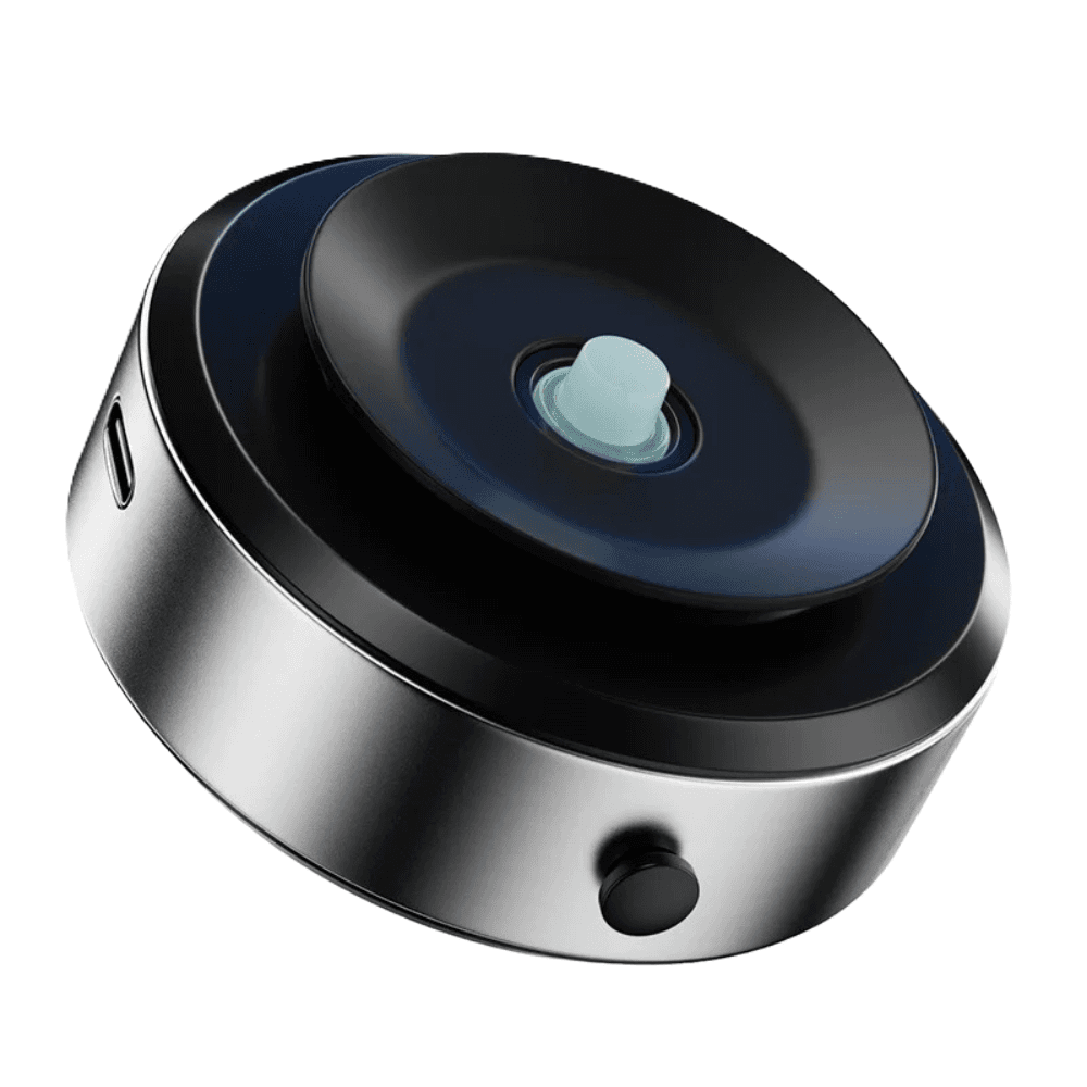 Nine Alloy Metal Vacuum Suction Phone Holder for iPhone (MagSafe) - Devices with magnetic rings , Black