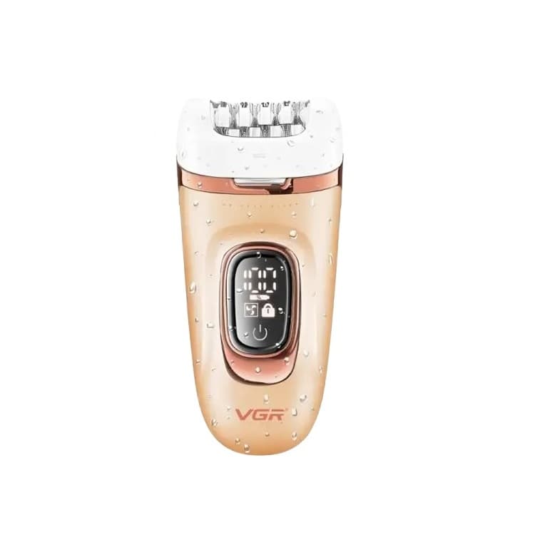 VGR 3 in 1 Epilator with Attachments White Gold - V-762