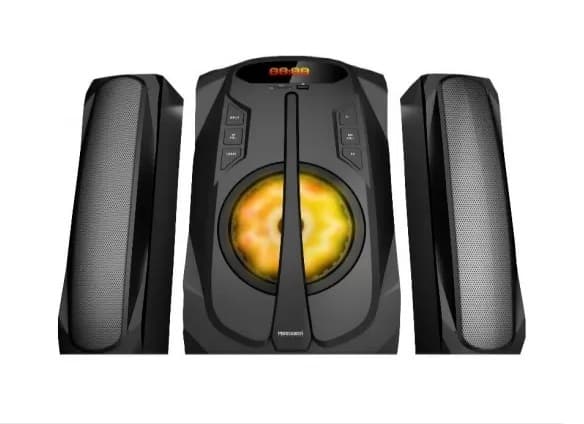 Mediatech Wired and Wireless Subwoofer , 3 Units , Black - MT-N871