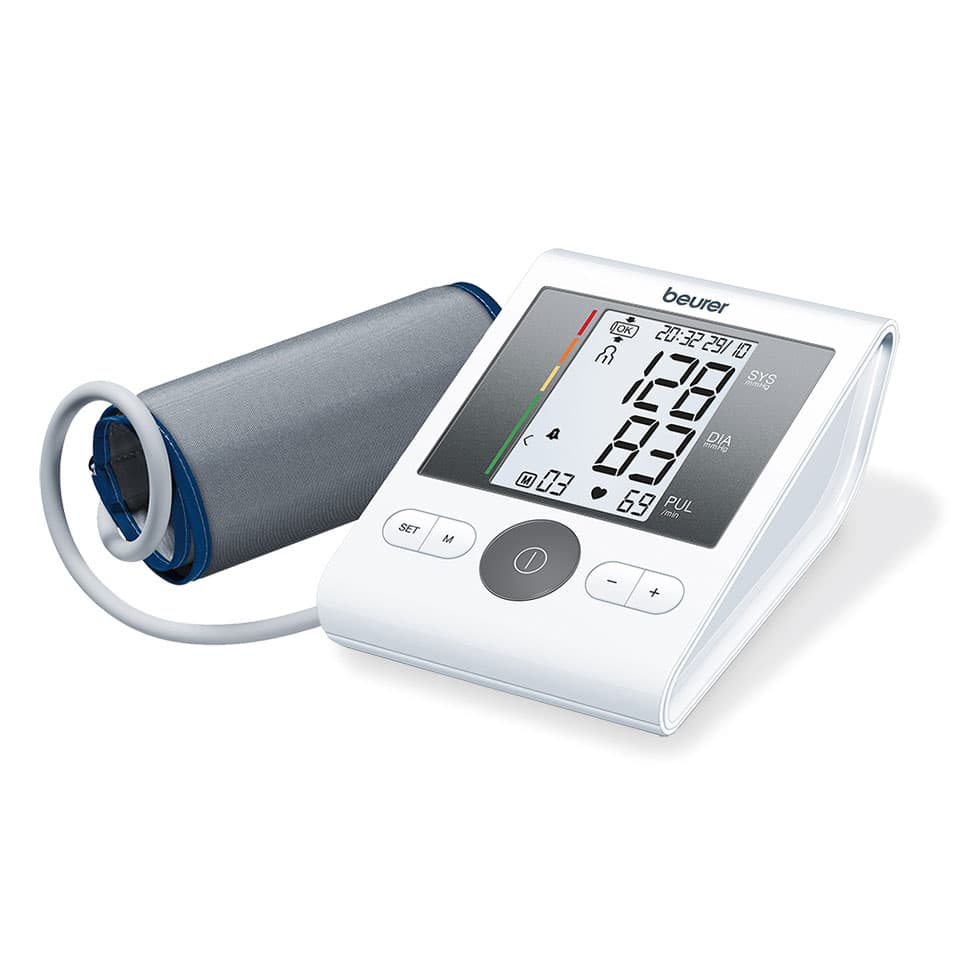 Beurer Upper arm Blood Pressure Monitor , White Grey - BM 28