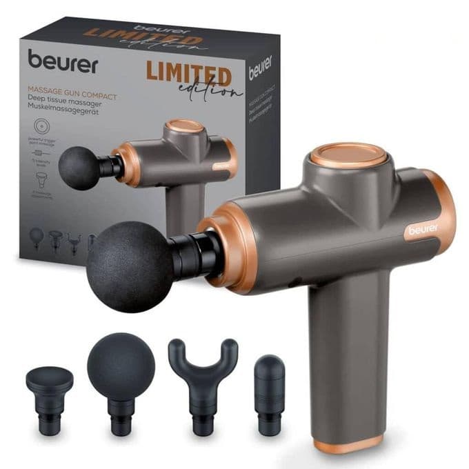 Beurer MG 99 Rechargeable battery Massage Gun with Attachments , Black