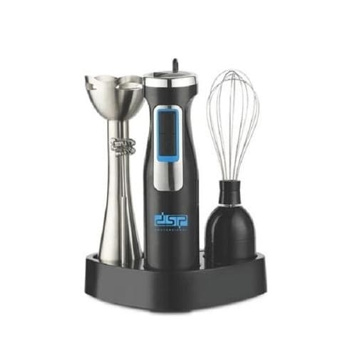 Dsp 4 in 1 Hand Blender with Base 1200 Watt Black - KM1137