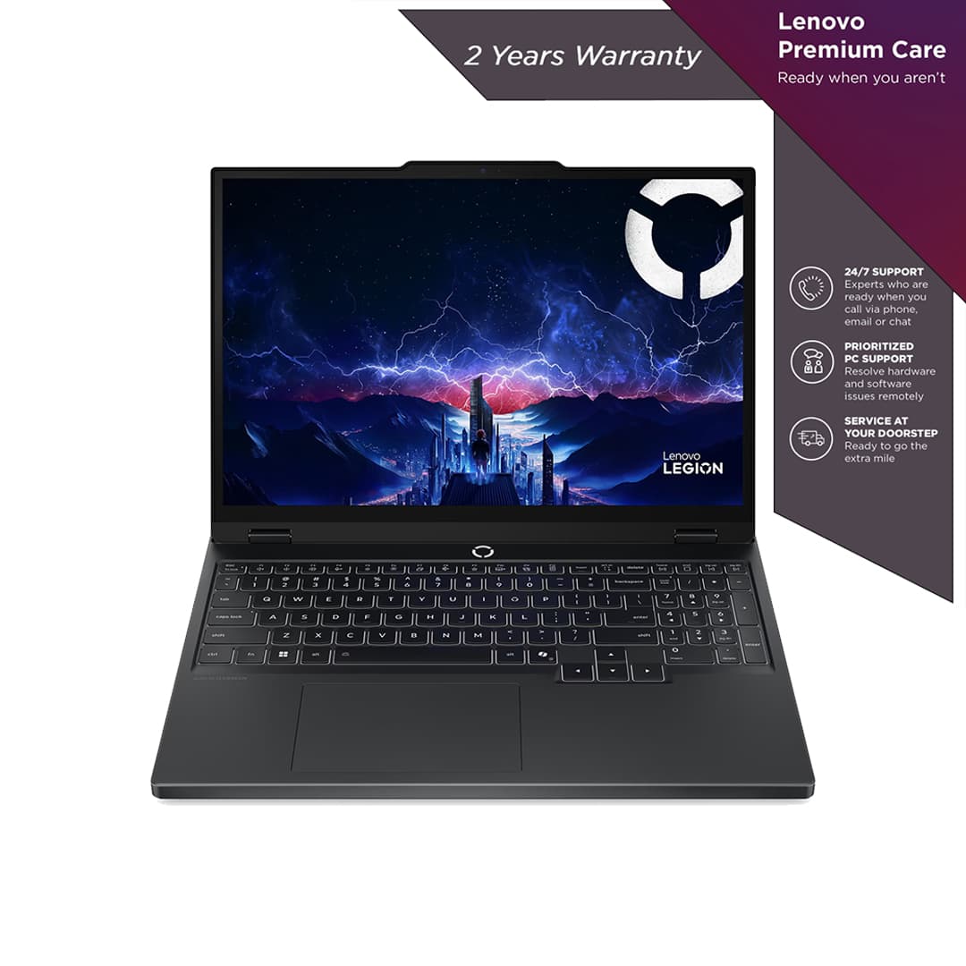 Lenovo Legion 5 15IAX10 - 83F00080ED Gaming Laptop ,Intel Core Ultra 7 255HX 15.1 Inch ,1 TB SSD ,32 GB ,NVIDIA GeForce RTX 5070 ,FreeDos - Eclipse Black