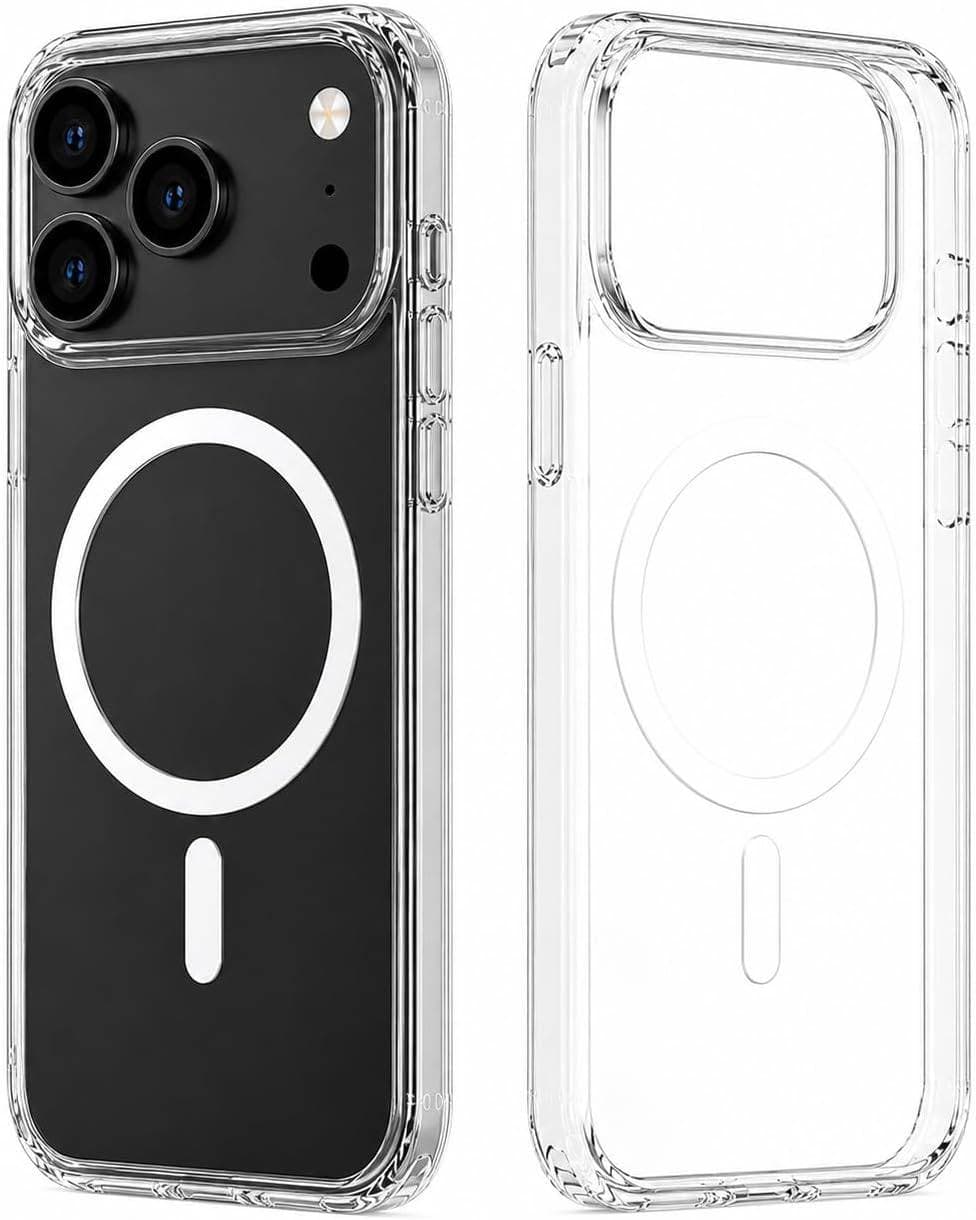 Armor Air PC + TPU Hybrid Back Cover forApple iPhone 17 Pro Max ,Clear