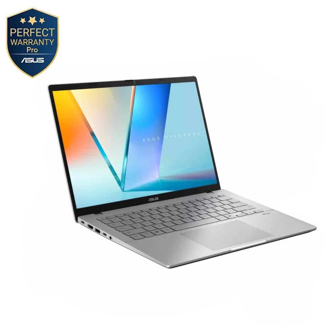 Asus Vivobook S14 M3407KA-SFO155W Laptop ,AMD Ryzen AI 5 330 14 Inch ,512 GB SSD ,16 GB ,AMD Radeon Graphics ,Windows 11 - Cool Silver