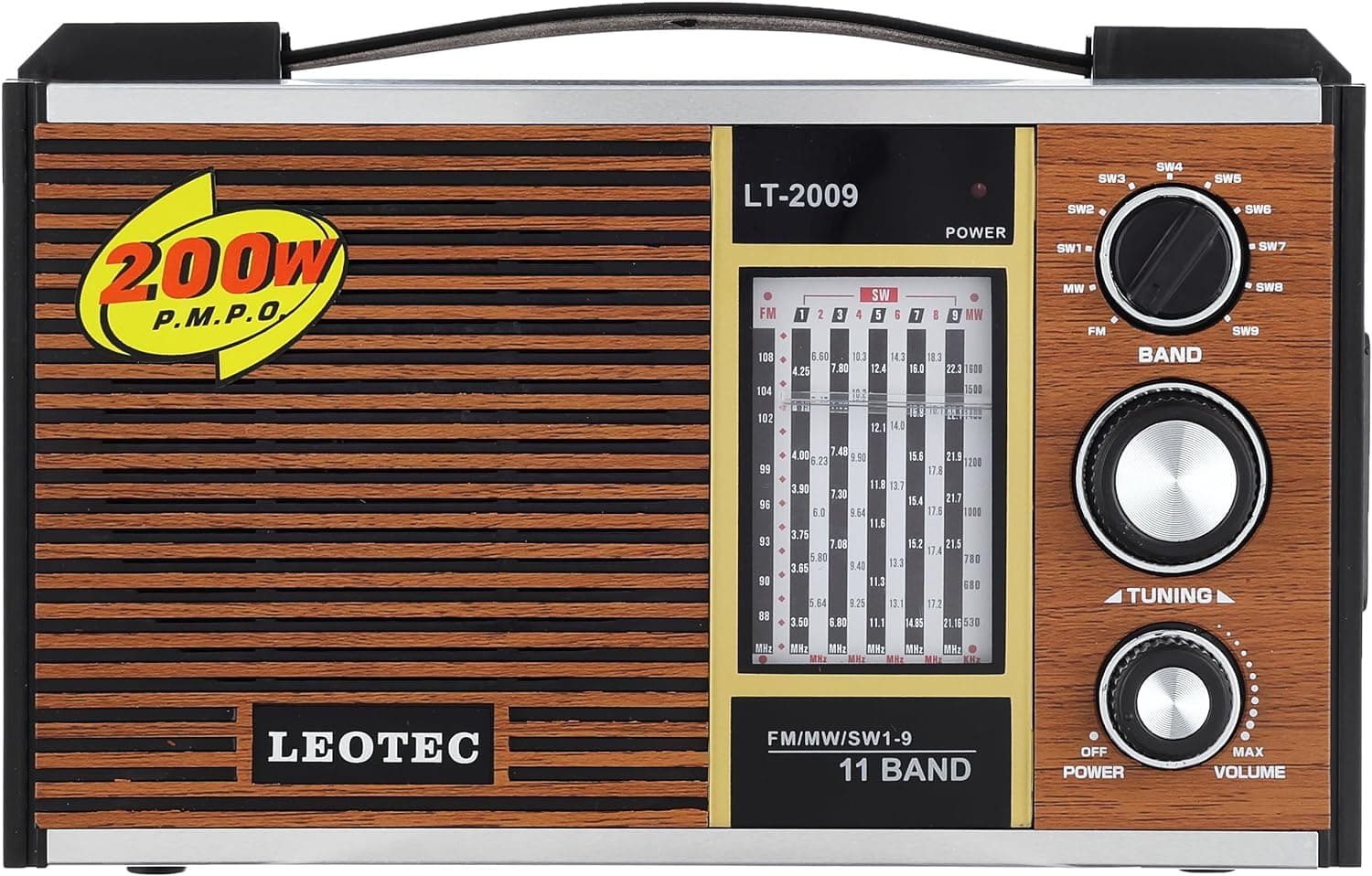 Leotec FM Radio , Brown - 2009