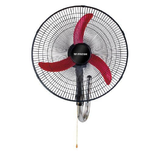Fresh Shabah Wall Fan , 20 Inch , Black Red