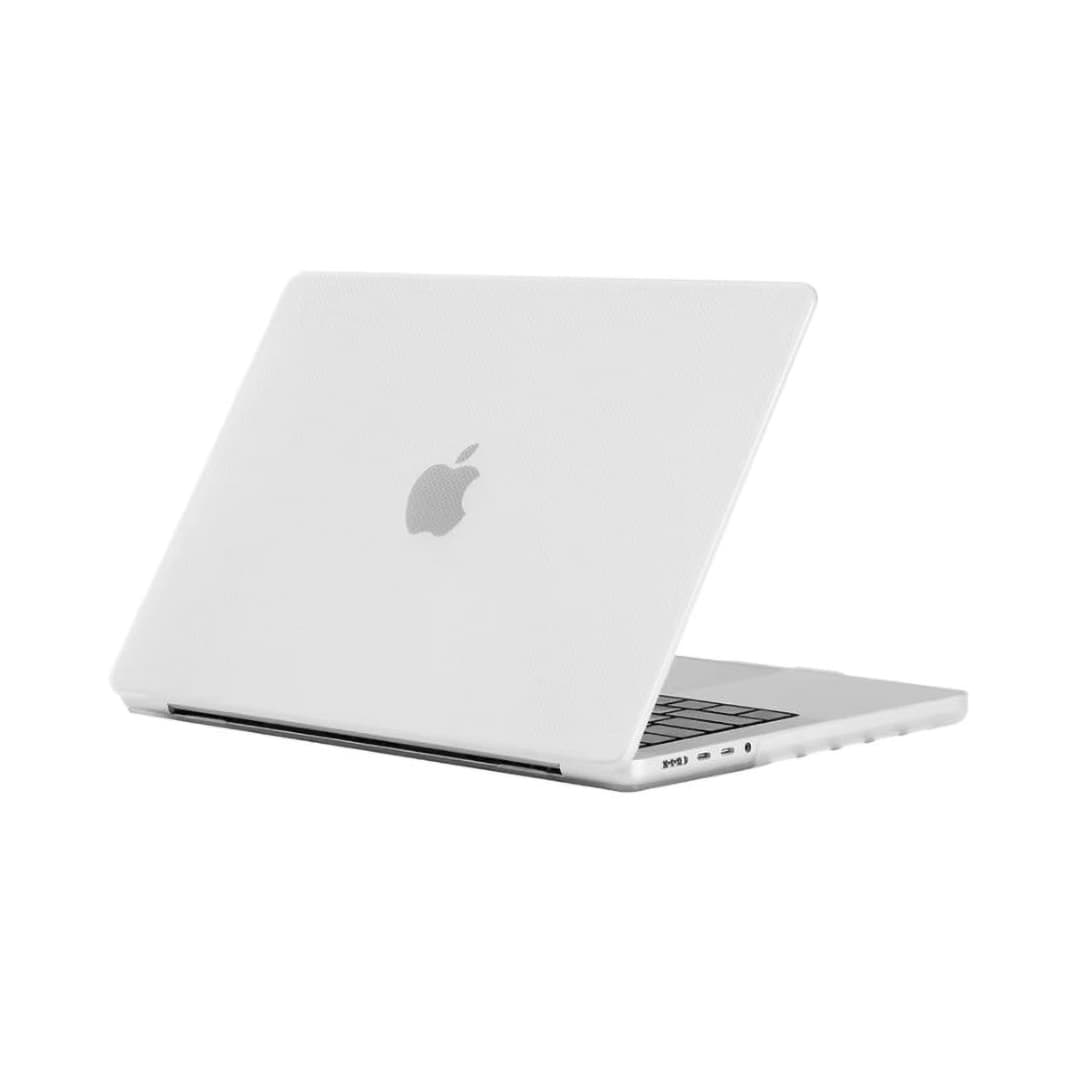 Generic Carbon Fiber Dot Pattern Hard Shell Case for MacBook Pro 16-inch (models A2485, A2780, A2991, A3186, A3403) , Clear