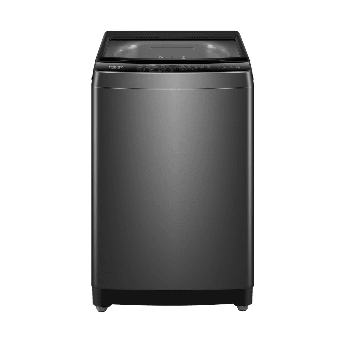 Haier Top Load washing Machine , 10 kg , Dark Silver - HWM100-316S6