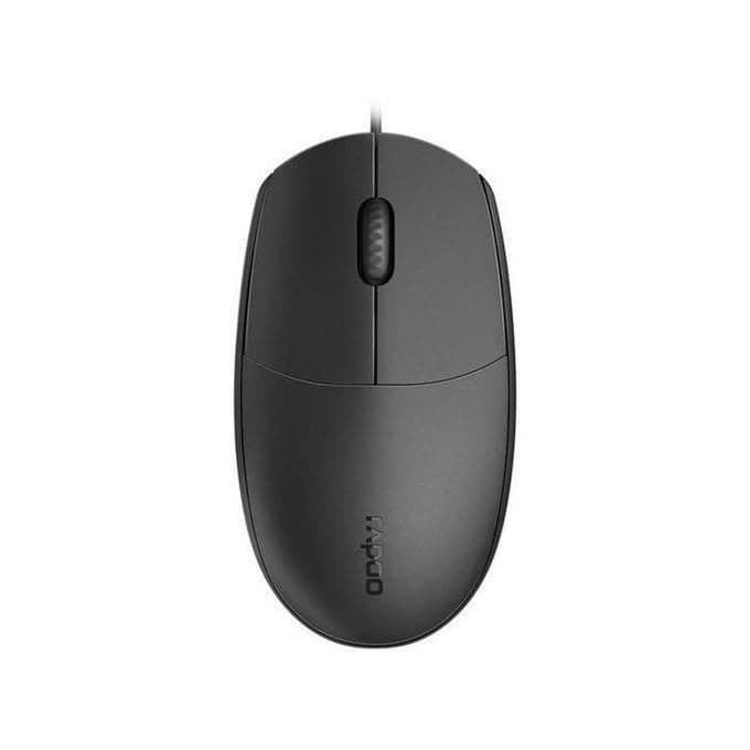 Rapoo N100 Wired Optical Mouse , Black