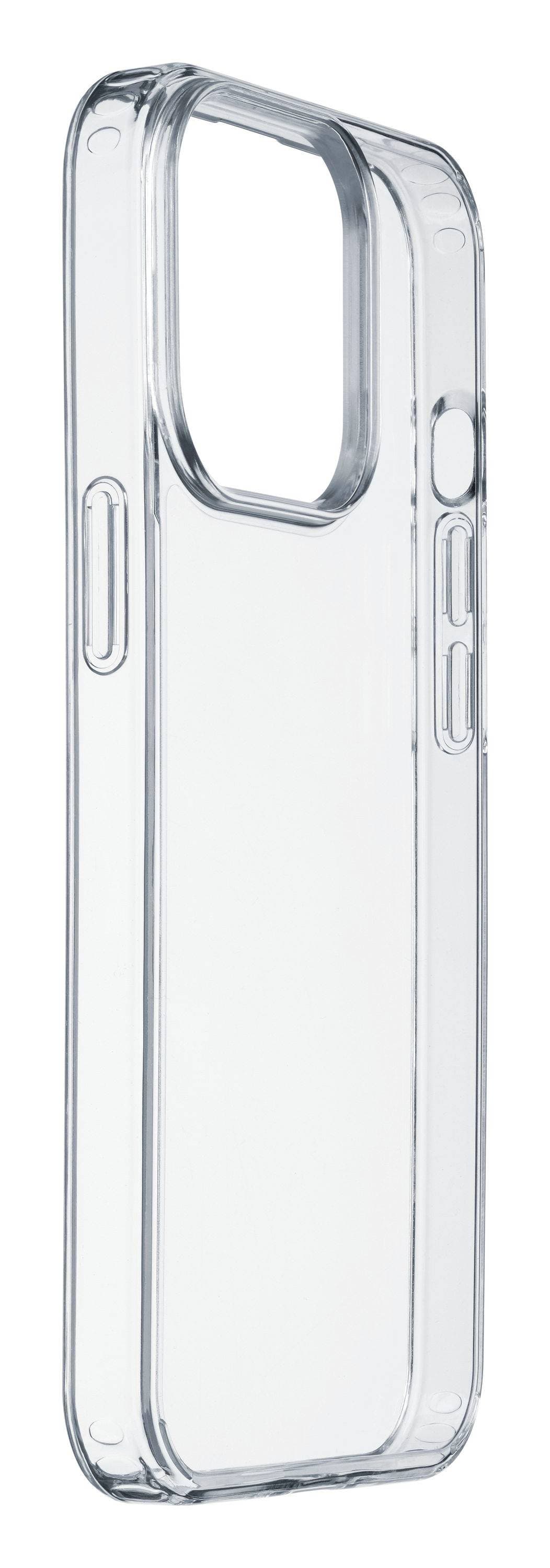Cellularline Clear Duo Hybrid PC + TPU Back Cover forApple iPhone 13 Pro Max ,Transparent