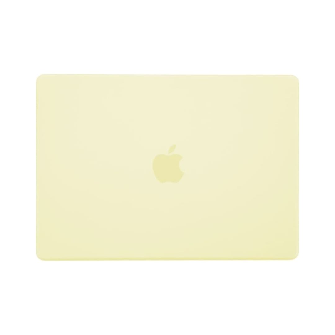 Generic Cream Hard Shell Case for MacBook Air 13.3-inch (models A1932, A2179, A2337) , Yellow