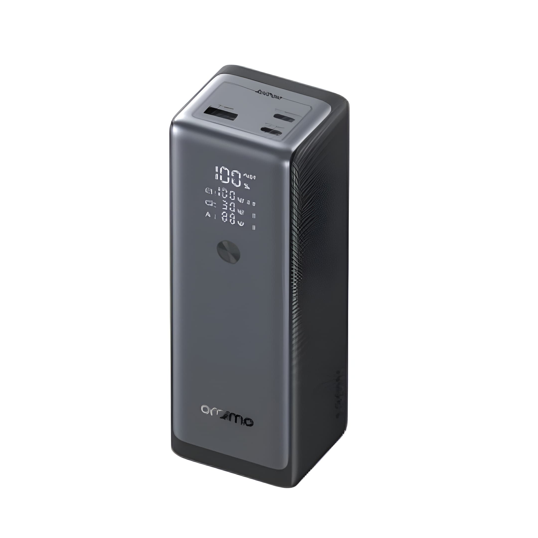 Oraimo Wired Power Bank , 27600 mAh 3 Ports , Black , OPB-727SQ
