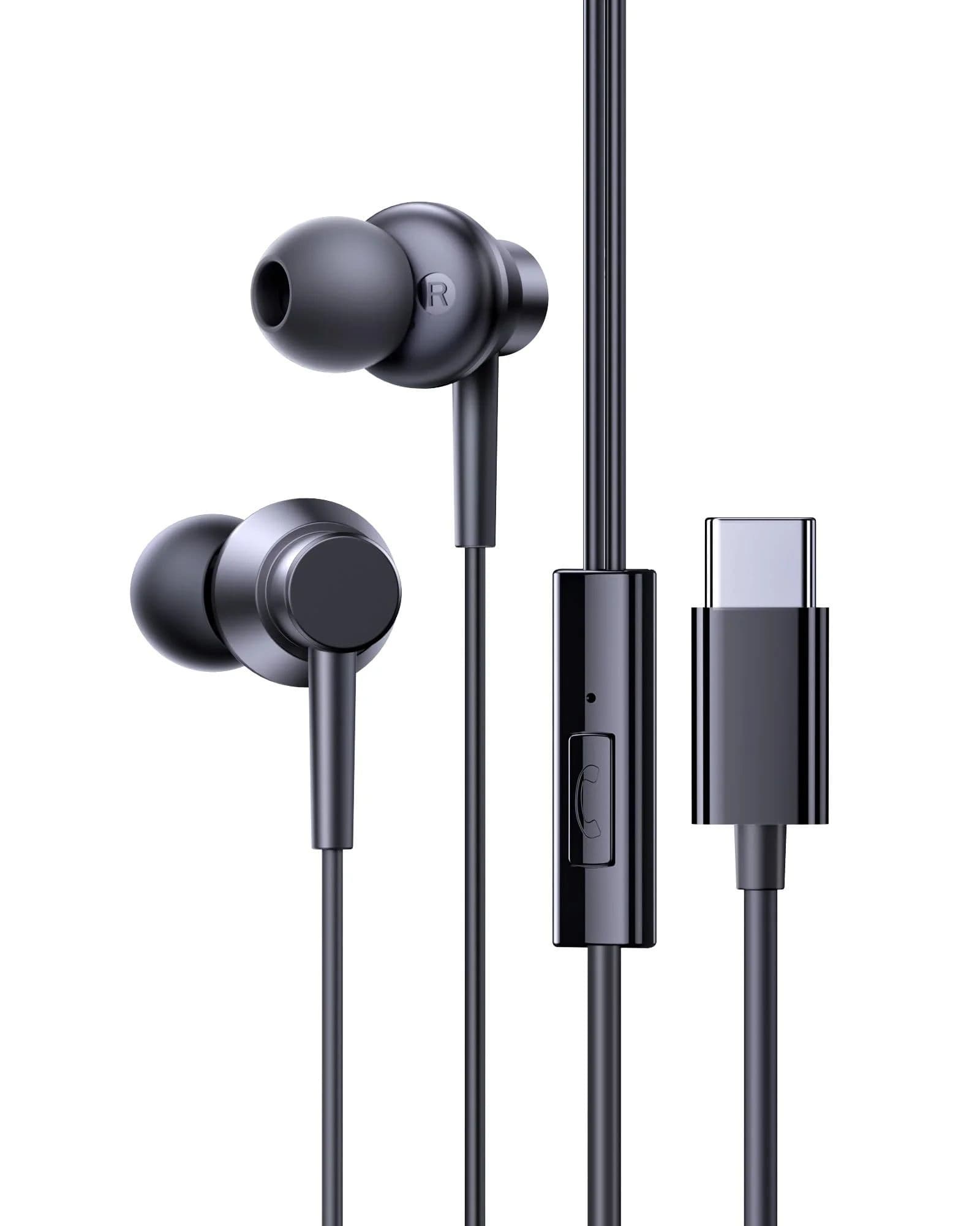 Baseus Encok Wired Earphones , Black - CZ11