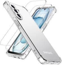Armor Airbag TPU with Airbag Corners Back Cover with Screen Protector forSamsung Galaxy A17 4G / A17 5G ,Clear