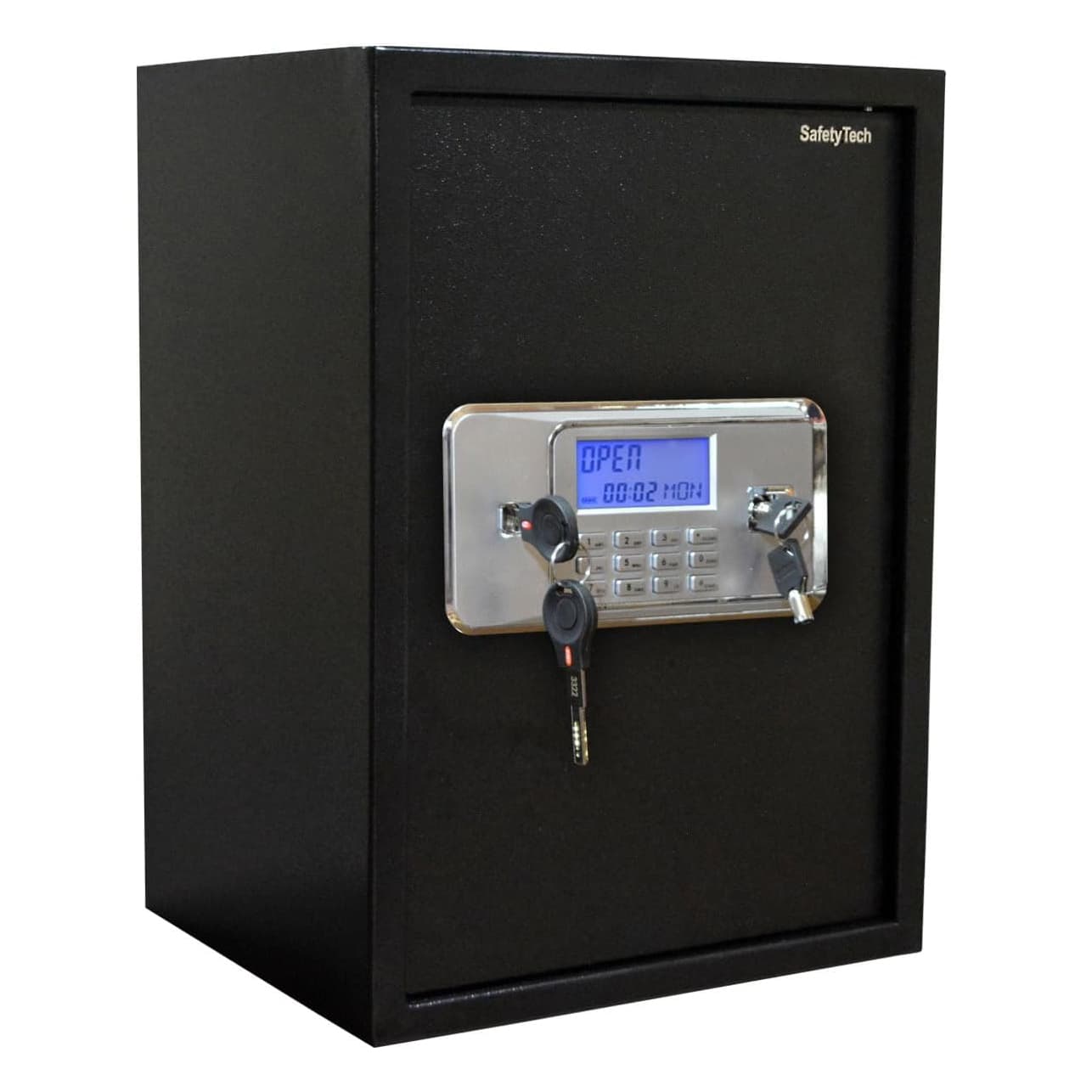 Safety Tech 50 Digital Electronic with Keys Safe Box ,Black - GN50 BLT4