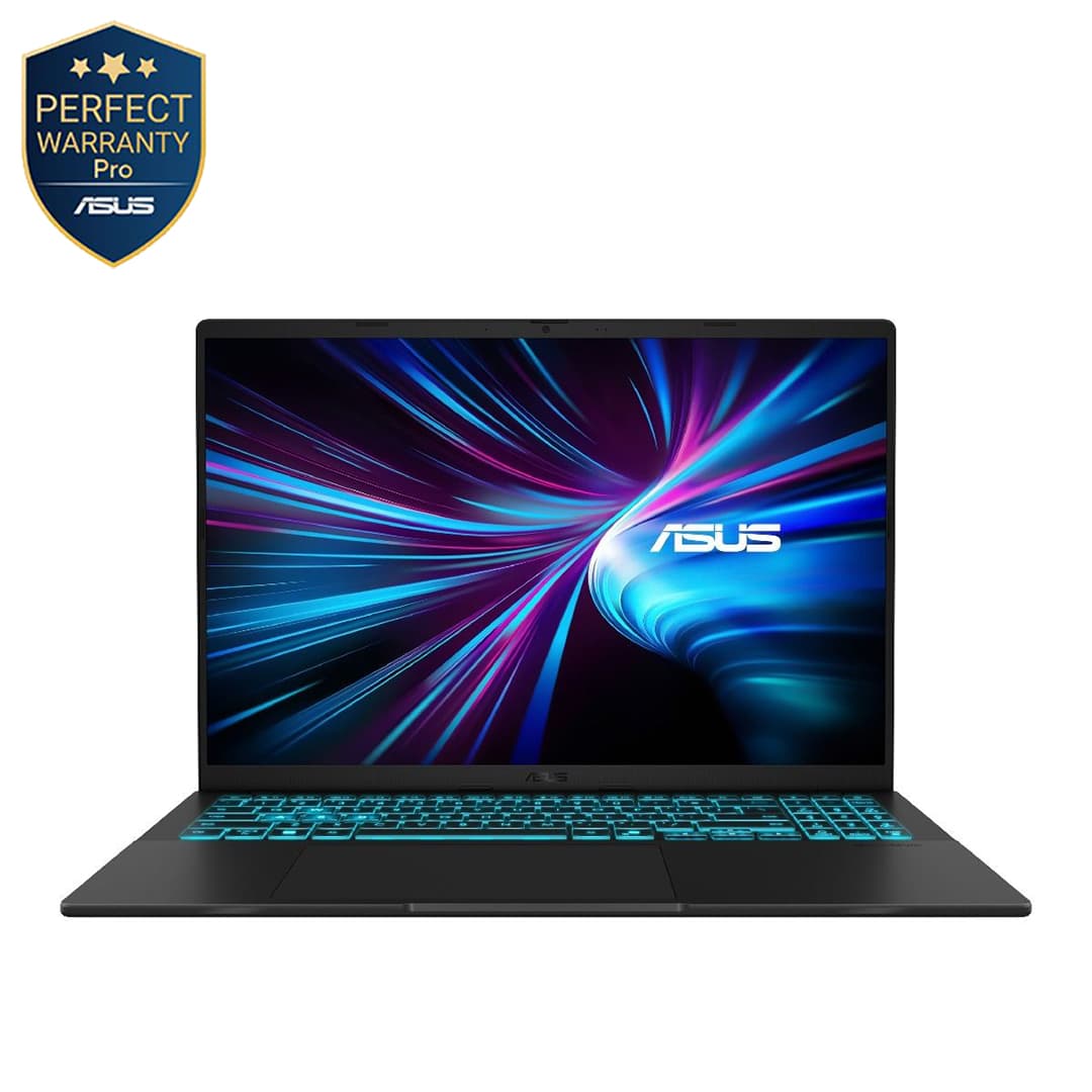 Asus V16 V3607VM-PL027W Gaming Laptop ,Intel Core 7-240H 16 Inch ,1 TB SSD ,32 GB ,NVIDIA GeForce RTX 5060 ,Windows 11 - Matte Black