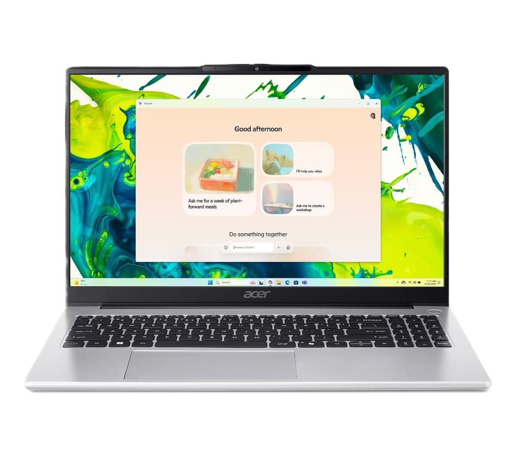 Acer Aspire Lite AL15-53P-57EQ Laptop ,Intel Core 5 120U 15.6 Inch ,512 GB SSD ,16 GB ,Intel Graphics ,FreeDos - Silver