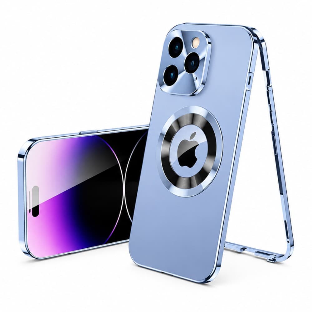 Nine TPU + PC MagSafe Back Cover foriPhone 13 Pro Max ,Light Steel Blue