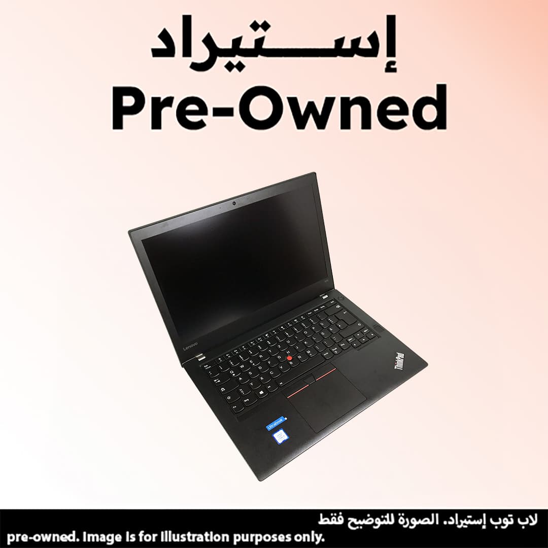 Lenovo ThinkPad T470S Pre-owned Laptop ,Intel Core i5-7200U ,256 GB SSD ,8 GB ,Intel HD Graphics 620