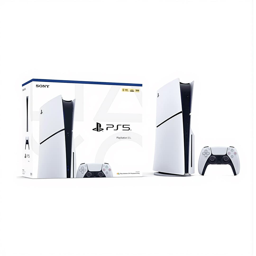 Sony Playstation 5 Slim 1 TB ,1 Controllers ,White