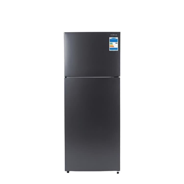 Fresh Defrost Top Freezer Refrigerator , 369 Liter , Black - FDD-BS400BMB