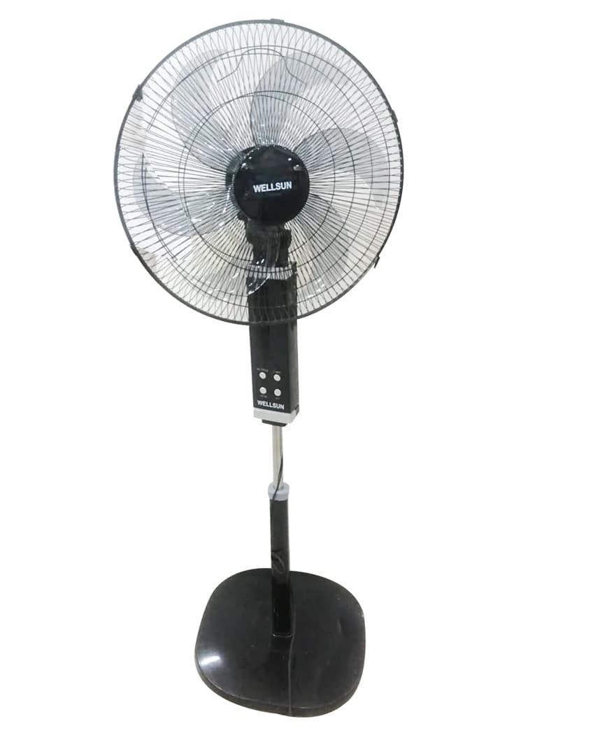 Wellsun Stand Fan , 18 Inch , Black