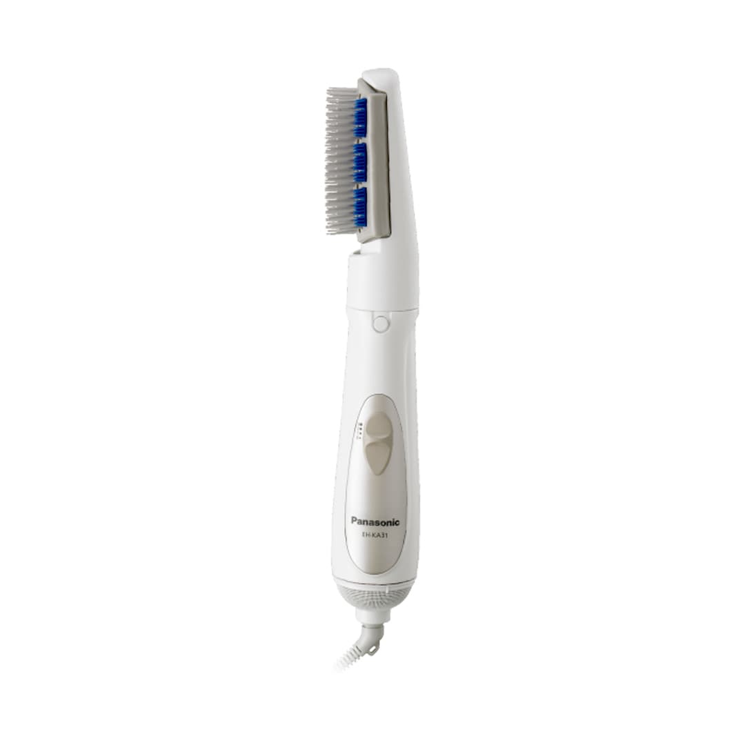 Panasonic 3 in 1 Hair Styler with Attachments 650 Watt , White Gold - EH-KA31
