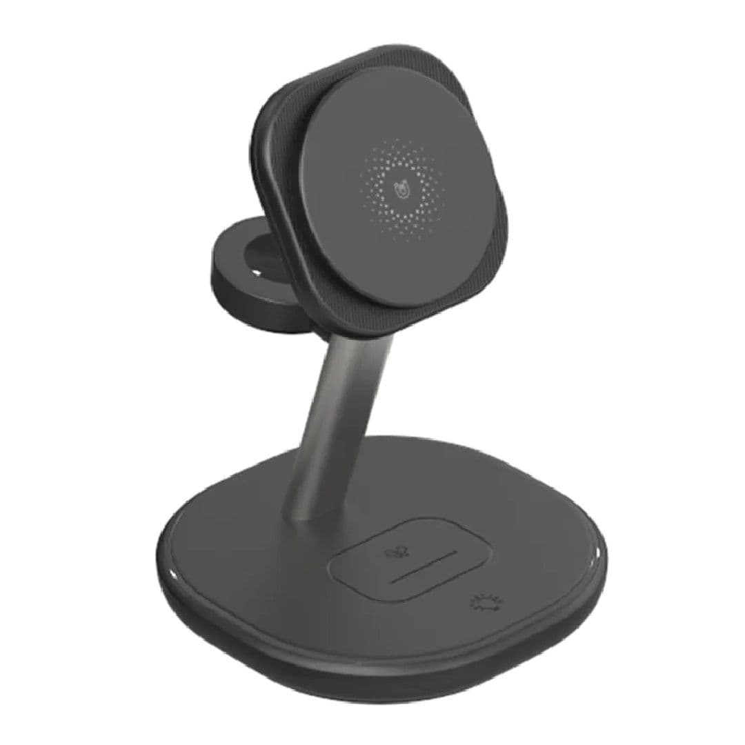 Nine Z27 3 In 1 Magnetic Wireless Charger , 15 Watt , Black
