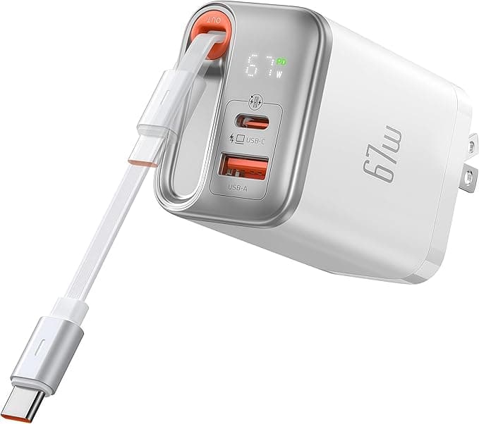 Mcdodo Wall Charger , 2 Ports Type C , 67 Watt White - CH-4103