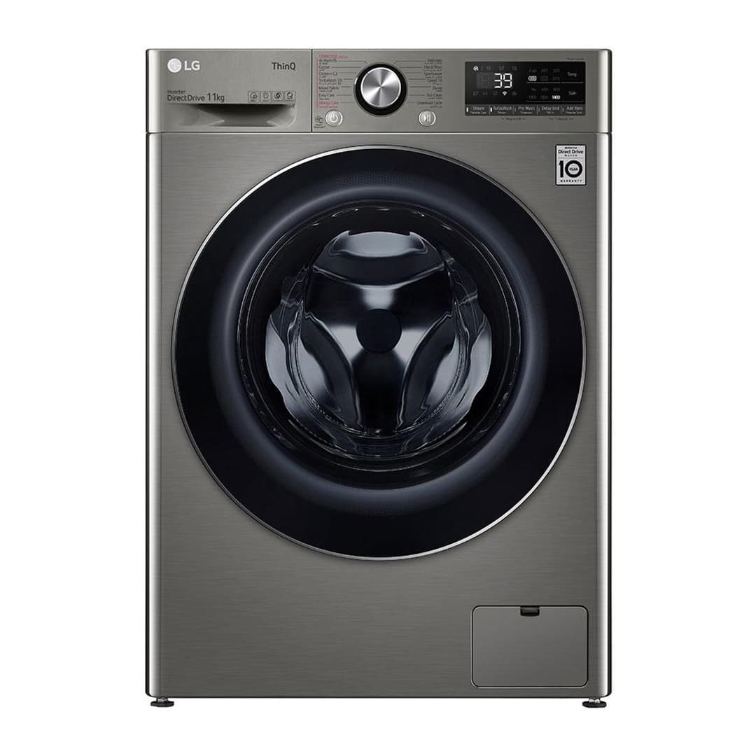 LG Vivace Inverter Front Load Washing Machine , 11 kg , Silver - F4Y9EWG2PV