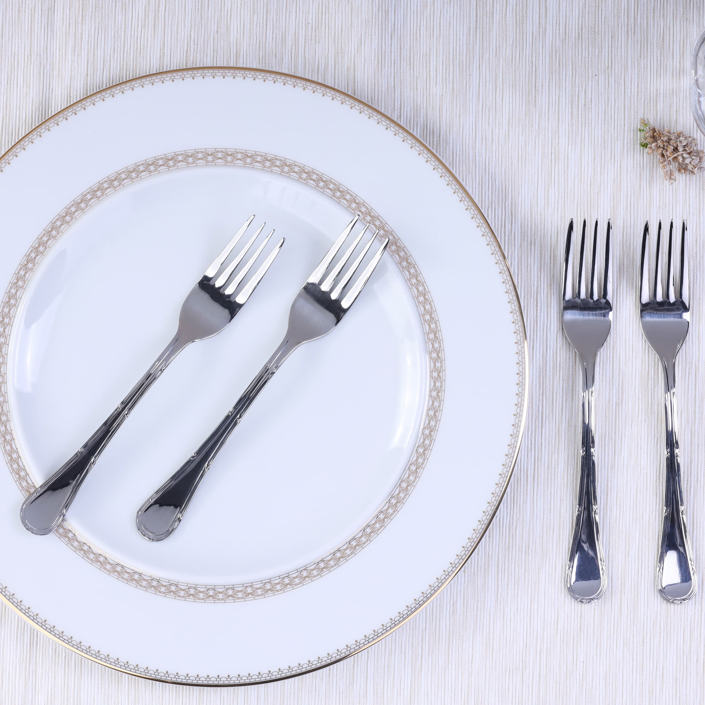 Stainless Steel Fork - Set of 4 Spoons, Forks & Knives