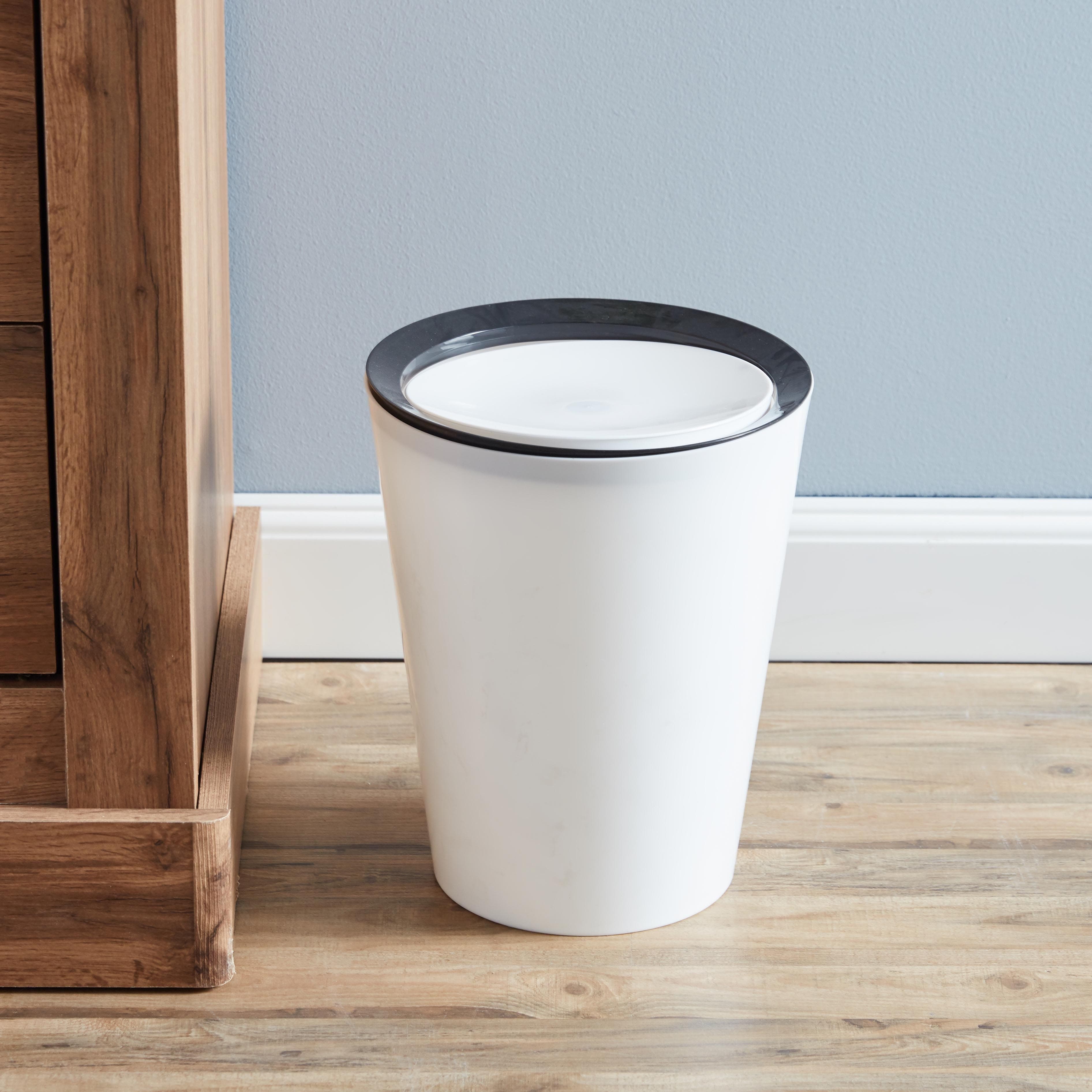 Round Waste Bin with Lid - 8.5 L Waste Bins & Accessories
