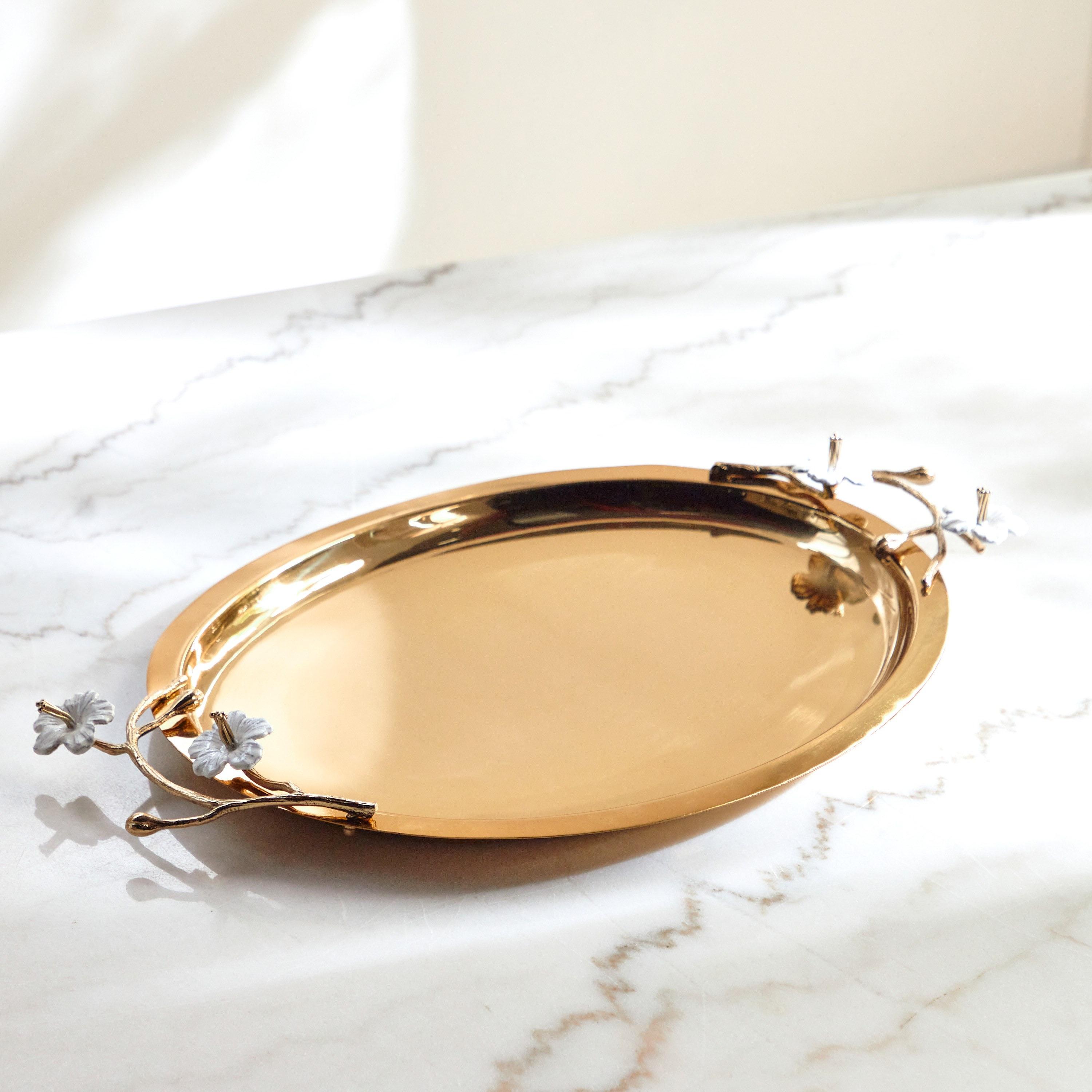 Jasmine Flower Decorative Tray Boxes & Trays